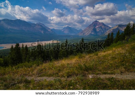 Glacier National Park Mountain Range Rockies Stock Photo Edit Now
