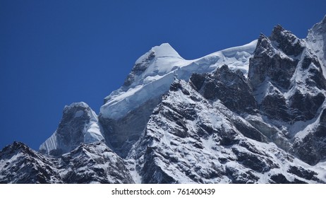 Glacier On Top Mount Kangtega Nepal Stock Photo 761400439 | Shutterstock