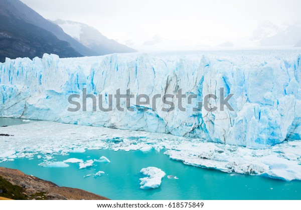 Glacier Perito Moreno Glaciar Perito Moreno Nature Stock Image