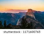 Glacier point at sunset, Yosemite National park,California,usa.