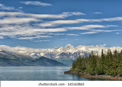 Glacier View In Alaska Prince William Sound