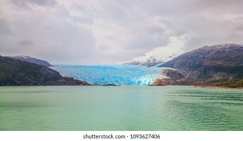 Glaciers At Chilean Fjords