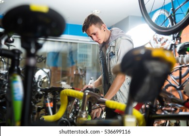 Glad Boy Looking For New Sport Bike In Store