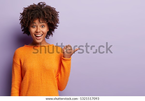 Glad Girl Crisp Black Hair Dark Stock Photo Edit Now 1321517093