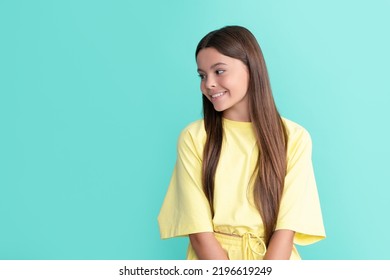 Glad Teen Girl Long Hair On Stock Photo 2196619249 | Shutterstock