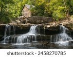 The Glade Creek Grist Mill Babcock State Park in State park in Clifftop, West Virginia, USA