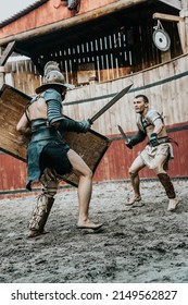 Gladiator Fight In The Arena