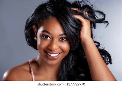 glamour african american beauty model 