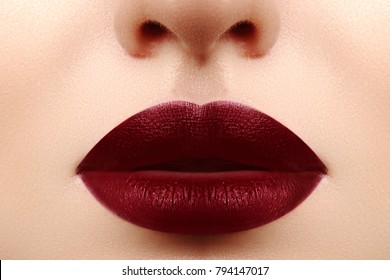 Dark Lips Images Stock Photos Vectors Shutterstock