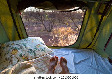 Glamping In Nature At Sunrise, Western Australia