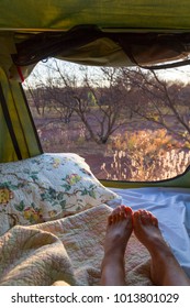 Glamping In Nature At Sunrise, Western Australia