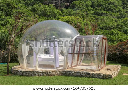 Similar – Image, Stock Photo Light net Tent of lights