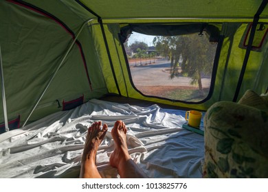 Glamping In A Relaxed Tent With Feet, Western Australia