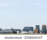 Glasgow aerial view looking west from Port Dundas