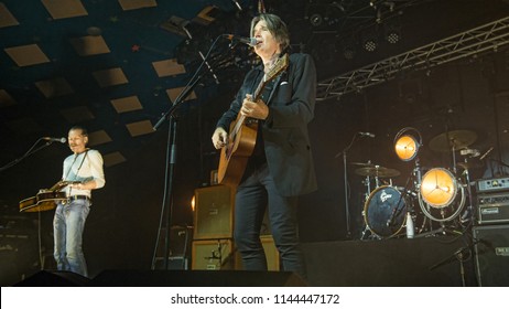 Glasgow, Great Britain 28th July, 2018,Del Amitri In Concert At The Barrowland Ballroom