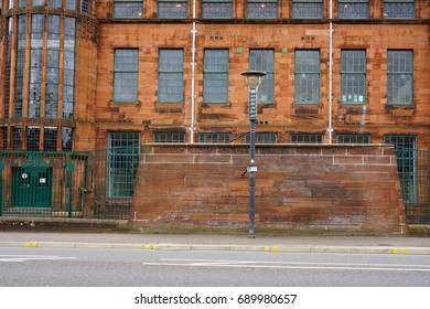 GLASGOW, SCOTLAND -11 JUL 2017- Exterior View Of The Scotland Street School Museum In Glasgow, Scotland.