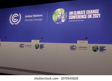 Glasgow, Scotland - October 31 2021, UN Climate Change Conference 2021 (COP26) Gets Underway 