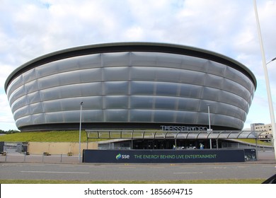 Glasgow, Scotland - 7 June 2020: View Of The SSE Hydro