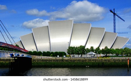 Glasgow, Scotland - July 28, 2011: A Famous Building, SEC Armadillo