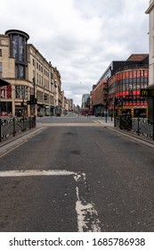 Glasgow, Scotland - March 28th 2020: Glasgow In Lockdown Due To Corona Virus/Covid 19