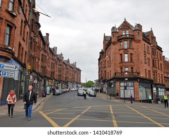 Glasgow, Scotland - May 2019: AUOB Independence march