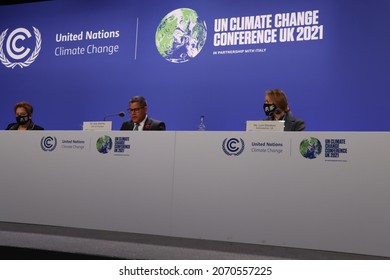 Glasgow, Scotland - October 31 2021: The UN Climate Change Conference 2021 (COP26) Gets Underway In Glasgow, Scotland