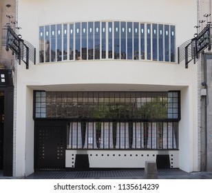 GLASGOW, UK - CIRCA JUNE 2018: Willow Tearooms Designed By Architect Charles Rennie Mackintosh