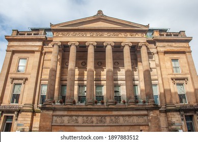 Glasgow, UK - September 4, 2019 - Citation Event Center Housed In The Former Sheriff Court In The Vibrant Merchant City, Glasgow, Scotland 