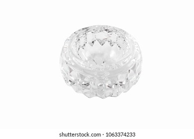 Glass Ash Tray Isolated