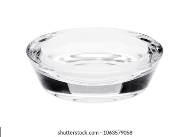 Glass Ash Tray Isolated