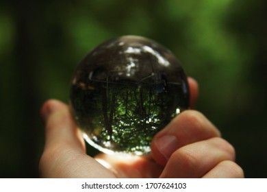 Glass Ball Meji Shrine Japan