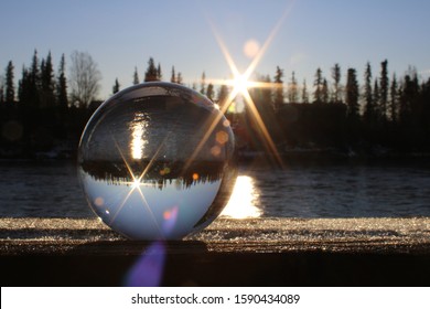 Glass Ball On The Kenai River