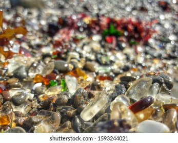 Glass Beach In Fort Bragg CA