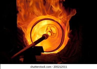 Glass Blowing Process 