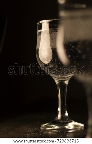 Similar – Image, Stock Photo 0,2 Beverage Lemonade Wine