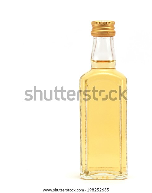 Glass Bottle Full Liquid Yellow Color Stock Photo Edit Now 198252635