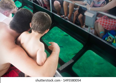 Glass Bottom Boat Family Trip