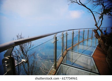 Glass Bridge On The Hill