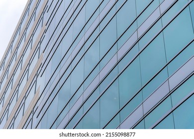 Glass Building With Grids At Silicon Valley, San Jose, California