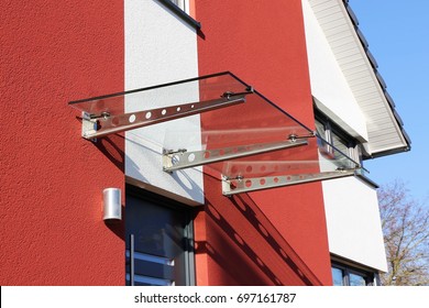 Glass Canopy Front Door