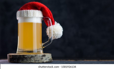 santa beer hat