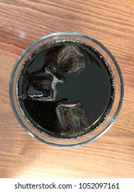 Glass Of Coke From Above