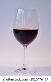 Glass Of Delicious Red Wine. Drink. Product Photography.