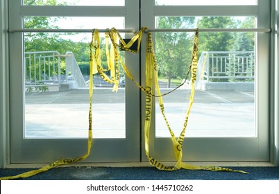 Caution Glass Door Images Stock Photos Vectors Shutterstock