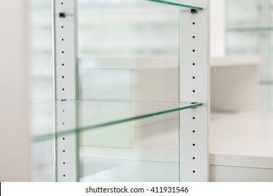 Glass Empty Shelves