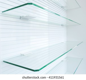 Glass Empty Shelves