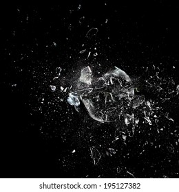 Glass Explosion High Speed Photography