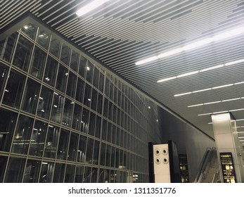 Glass Facade At Netaji Subhas Chandra Bose International Airport, Kolkata India On 12th February 2019