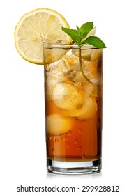 Glass With Ice Tea