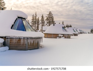 Glass Igloo In Lapland  Finland 